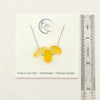 Sea Glass - Sunny Yellow Necklace Necklace Bijou by SAM