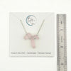 Sea Glass - Pale Pink Necklace Necklace Bijou by SAM