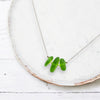 Sea Glass - Lime Green Necklace Necklace Bijou by SAM