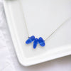 Sea Glass - Cobalt Blue Necklace Necklace Bijou by SAM