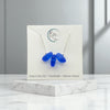 Sea Glass - Cobalt Blue Necklace Necklace Bijou by SAM