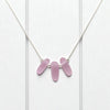 Sea Glass- Pastel Lavender Necklace Necklace Bijou by SAM