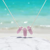 Sea Glass- Pastel Lavender Necklace Necklace Bijou by SAM