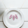 Sea Glass- Pastel Lavender Necklace Necklace Bijou by SAM