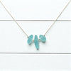 Sea Glass - Seafoam Blue Necklace Necklace Bijou by SAM