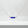 Sea Glass - Cobalt Blue Tube Necklace Necklace Bijou by SAM
