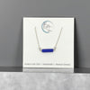 Sea Glass - Cobalt Blue Tube Necklace Necklace Bijou by SAM