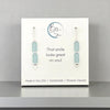 Sea Glass - Silver and Seafom Green Threader Earrings Earrings Bijou by SAM