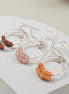 Small Gemstone Hoops - Desert Sunset Earrings Bijou by SAM