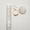 Small Gemstone Hoops - Desert Sunset Earrings Bijou by SAM