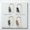 Cheval - Mountain Sunset Earrings Bijou by SAM Gold Fill Blue Sunstone