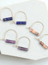 Arc Gemstone Earrings - Mountain Sunset Earrings Bijou by SAM