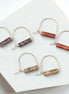 Arc Gemstone Earrings - Desert Sunset Earrings Bijou by SAM