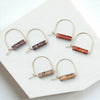 Arc Gemstone Earrings - Desert Sunset Earrings Bijou by SAM