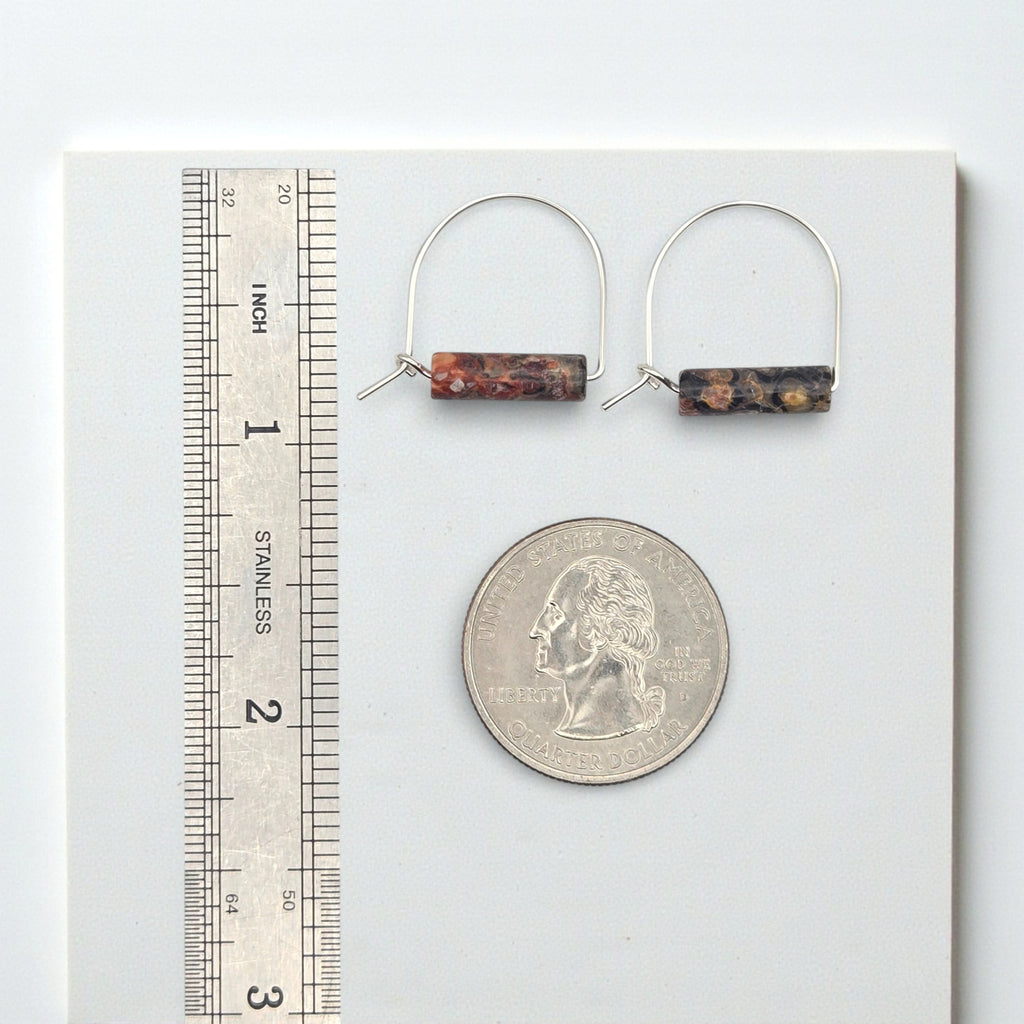 Arc Gemstone Earrings - Desert Sunset Earrings Bijou by SAM