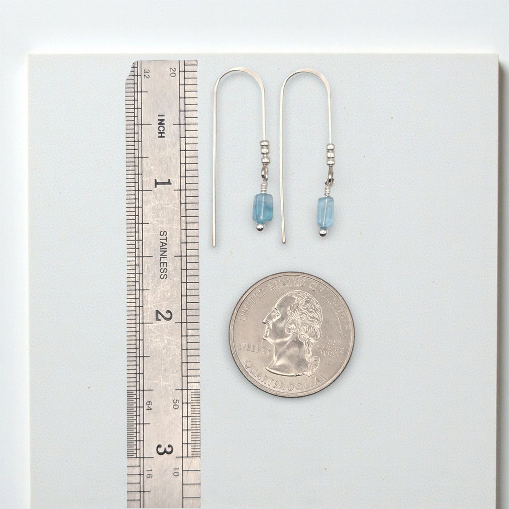 Mini Gemstone Threaders - Sunny Day Earrings Bijou by SAM