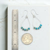 Lane - Turquoise Earrings in Gold or Silver Bijou by SAM