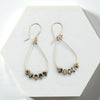 Lane - Gold with Dalmation Jasper Earrings Bijou by SAM Gold Fill
