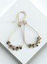 Lane - Gold with Dalmation Jasper Earrings Bijou by SAM