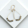 Lane - Gold with Dalmation Jasper Earrings Bijou by SAM