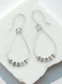 Lane - Silver & Moonstone Earrings Bijou by SAM
