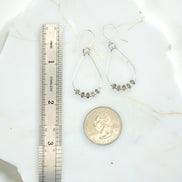 Lane - Silver & Moonstone Earrings Bijou by SAM