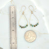Lane - African Turquoise in Gold or Silver Earrings Bijou by SAM