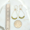 Lane - Green Jade in Silver or Gold Earrings Bijou by SAM