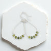Lane - Green Jade in Silver or Gold Earrings Bijou by SAM