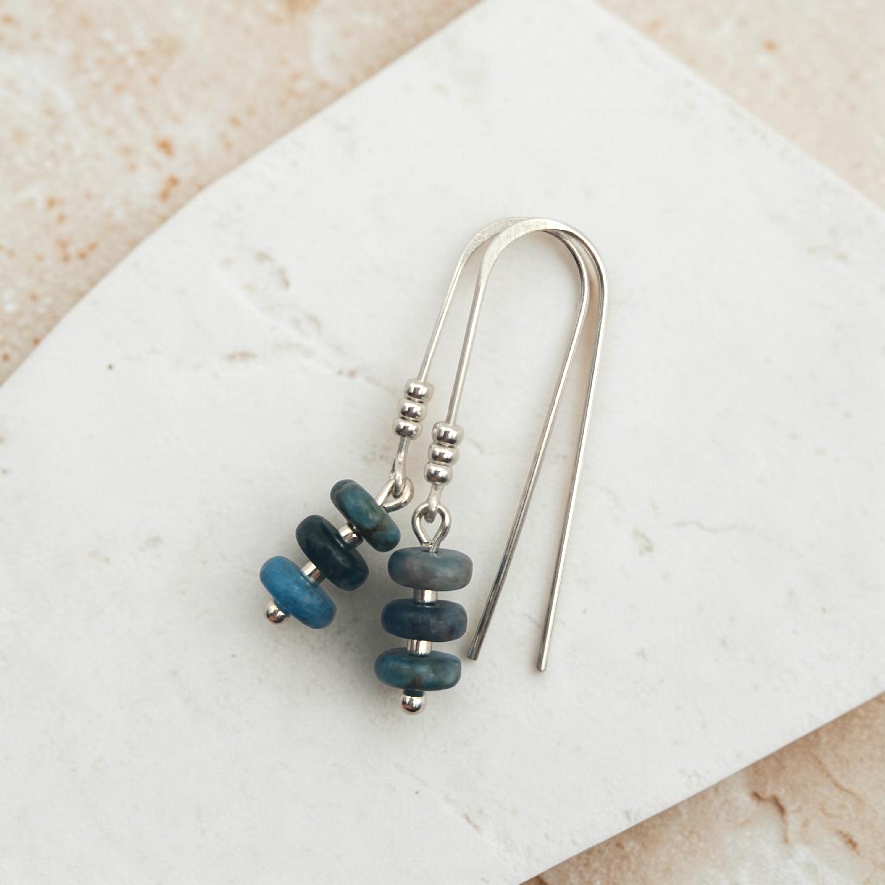 Deep Sky Threader Earrings