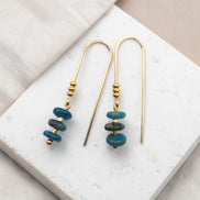 Deep Sky Threader Earrings