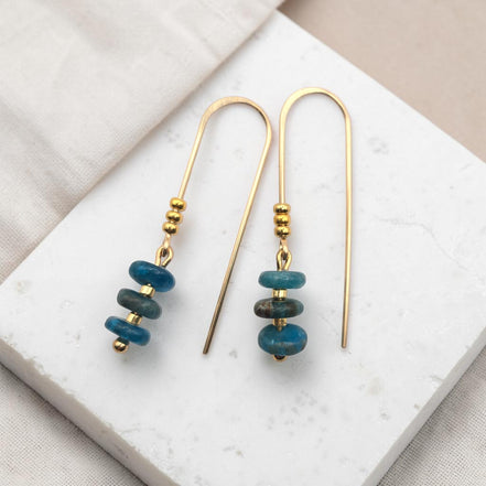 Deep Sky Threader Earrings