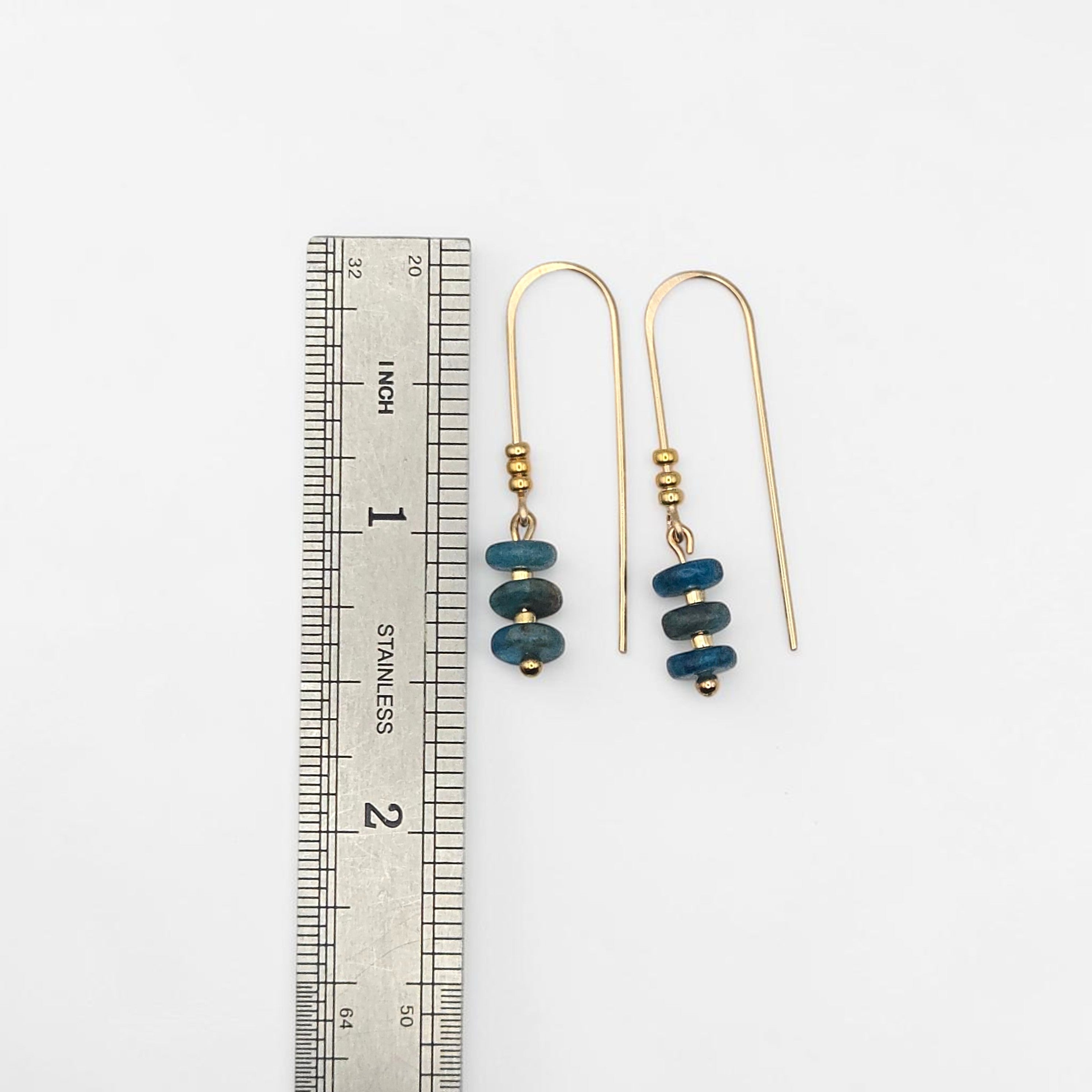 Deep Sky Threader Earrings