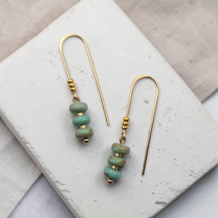 Open Sky Threader Earrings