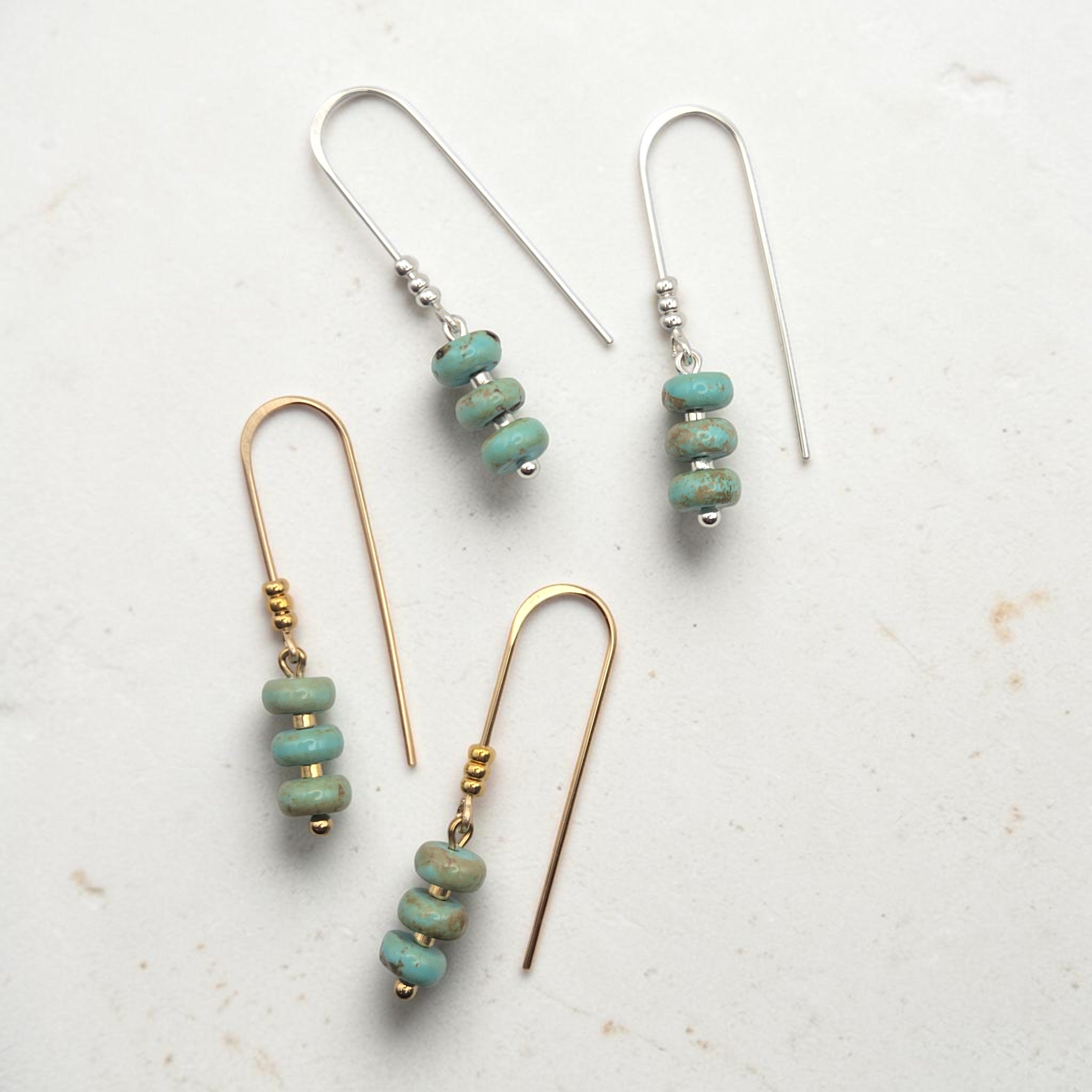 Open Sky Threader Earrings