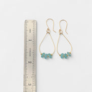 Northern Lights Teardrop Hoop Earrings