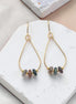 Nebula Teardrop Hoop Earrings
