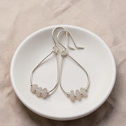 Aurora Teardrop Hoop Earrings