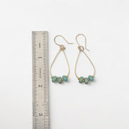 Open Sky Teardrop Hoop Earrings