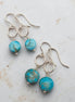 Coin - Silver and Turquoise