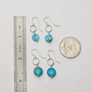Coin - Silver and Turquoise