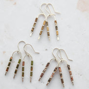 Desert Sands Wishbone Earrings | Silver