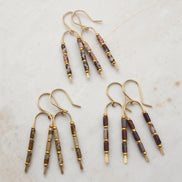 Desert Sands Wishbone Earrings | Gold