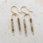 Desert Sands Wishbone Earrings | Gold