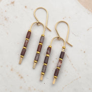 Desert Sands Wishbone Earrings | Gold