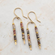 Desert Sands Wishbone Earrings | Gold