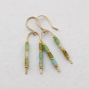 Morning Meadow Wishbone Earrings | Gold