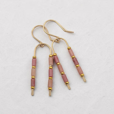 Morning Sky Wishbone Earrings | Gold