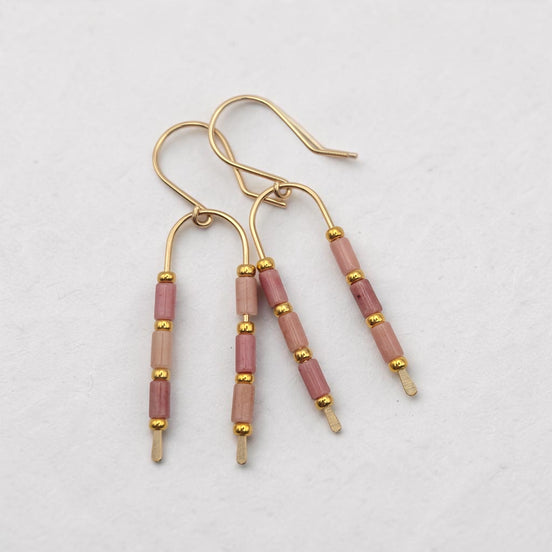 Morning Sky Wishbone Earrings | Gold