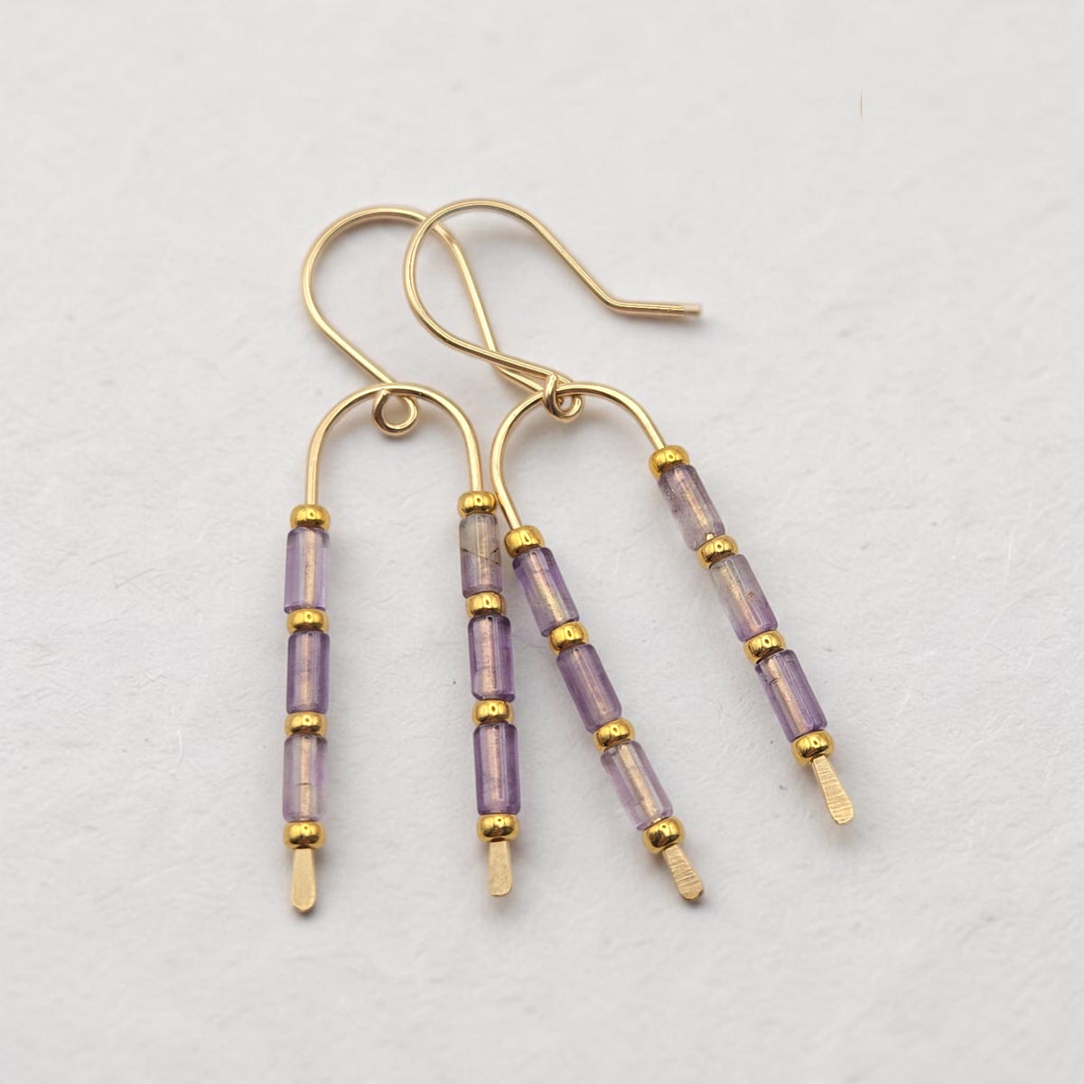 Morning Sky Wishbone Earrings | Gold